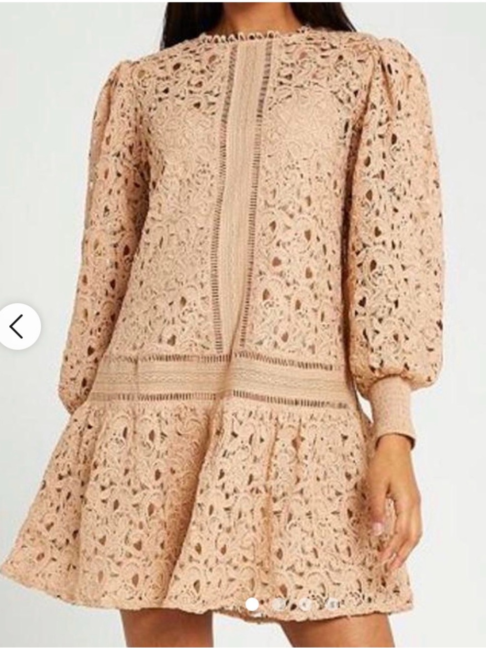 BNWT River island Lace Dress in Blush